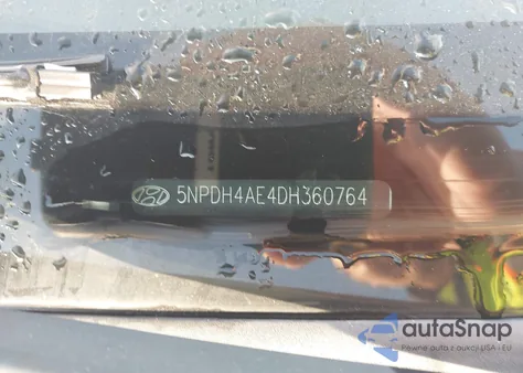 2013 Hyundai Elantra Gls z USA, uszkodzony, nr VIN 5NPDH4AE4DH360764